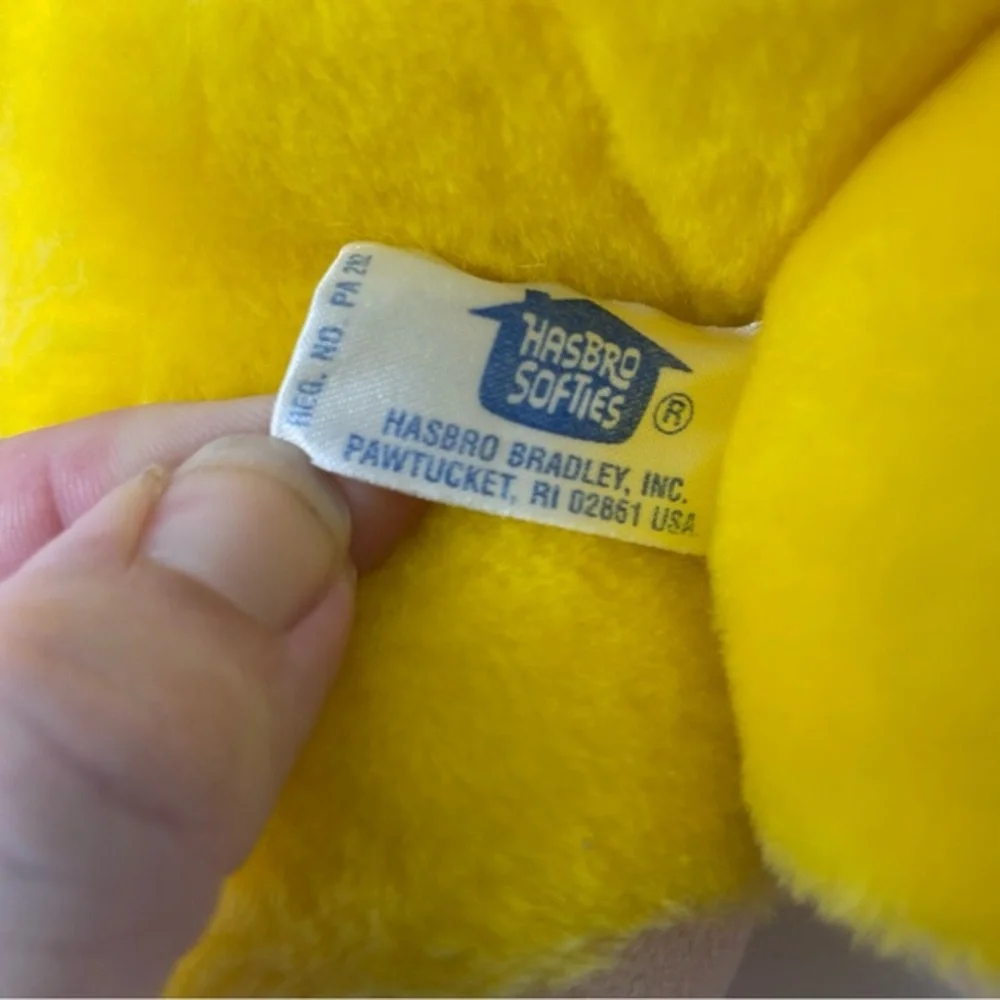 Vintage Wuzzles Butterbear Plush‎ 1984 Disney Hasbro Softies 12